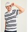 マンシングウェア MUNSINGWEAR 吸汗速乾先染めボーダー半袖ポロシャツ