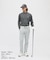 マンシングウェア MUNSINGWEAR HEAT NAVI ボーダー長袖モックネックシャツ