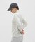 マンシングウェア MUNSINGWEAR Sunscreen NIR ロゴプリントテーラーカラー長袖ポロシャツ