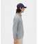 マンシングウェア MUNSINGWEAR HEAT NAVI ボーダー台衿付き長袖ポロシャツ