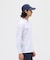 マンシングウェア MUNSINGWEAR 肌面ドライ フィラシス鹿の子 ペンギングラフィックプリント長袖ポロシャツ