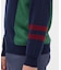 マンシングウェア MUNSINGWEAR ロゴインターシャクルーネックセーター