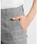 ストレッチグレンチェク柄ロングパンツ