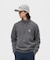 マンシングウェア MUNSINGWEAR 吸湿発熱スタンドカラーハーフジップカットソー