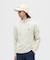マンシングウェア MUNSINGWEAR 吸湿発熱スタンドカラーハーフジップカットソー