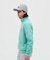 マンシングウェア MUNSINGWEAR 吸湿発熱スタンドカラーハーフジップカットソー