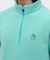 マンシングウェア MUNSINGWEAR 吸湿発熱スタンドカラーハーフジップカットソー