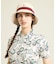 マンシングウェア MUNSINGWEAR Sunscreen NIR ワッペン総柄プリント半袖ポロシャツ