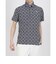 ルコックスポルティフ ゴルフ le coq sportif golf 【Sunscreen NIR】小柄プリント半袖シャツ