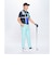 ルコックスポルティフ ゴルフ le coq sportif golf ダイヤ柄ロングパンツ