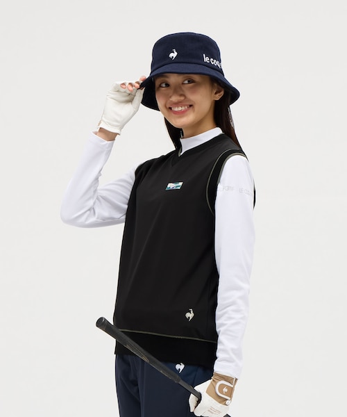 ルコックスポルティフ ゴルフ le coq sportif golf リバーシブルベスト