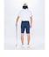 ルコックスポルティフ ゴルフ le coq sportif golf ストライプ柄ハーフパンツ
