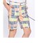 接触冷感 総柄ハーフパンツ