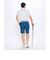 接触冷感 総柄ハーフパンツ