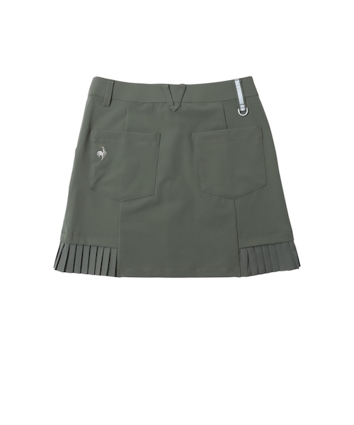 新品 golf L 薄手モックネック プリーツスカートセット 新作・送料無料