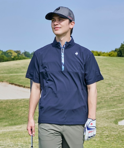 ルコックスポルティフ ゴルフ le coq sportif golf 半袖ウインド