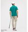 ルコックスポルティフ ゴルフ le coq sportif golf ロゴプリントモックネックミドラーシャツ