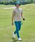 ルコックスポルティフ ゴルフ le coq sportif golf ロゴプリントモックネックミドラーシャツ