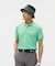 ルコックスポルティフ ゴルフ le coq sportif golf トライアングルジャガード半袖シャツ