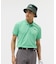 ルコックスポルティフ ゴルフ le coq sportif golf トライアングルジャガード半袖シャツ