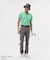 ルコックスポルティフ ゴルフ le coq sportif golf トライアングルジャガード半袖シャツ