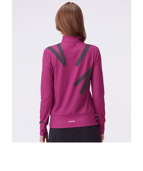 ランバン スポール LANVIN SPORT BIGロゴプリントハーフジップ長袖