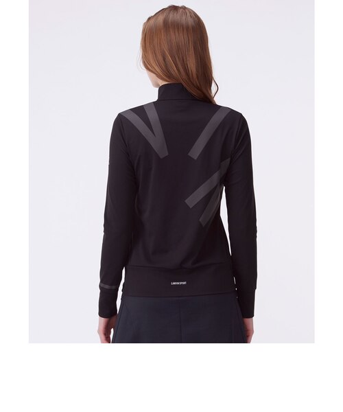 ランバン スポール LANVIN SPORT BIGロゴプリントハーフジップ長袖