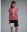 ランバン スポール LANVIN SPORT ロゴプリントボトルネック半袖シャツ【Sunscreen NIR／UV】