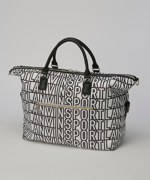 ランバン スポール LANVIN SPORT ロゴデザインボストンバッグ