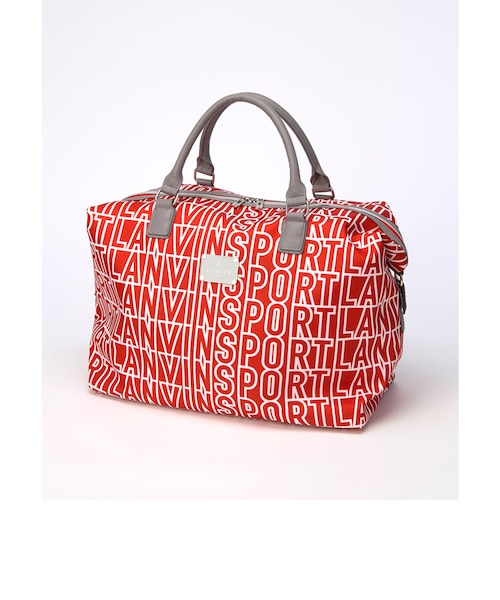 ランバン スポール LANVIN SPORT ロゴデザインボストンバッグ