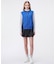 ランバン スポール LANVIN SPORT LSロゴプリントモックネック長袖シャツ【Sunscreen NIR／UV】