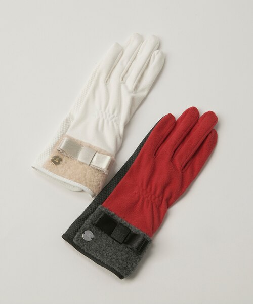 ランバン スポール LANVIN SPORT リボン付きグローブ【両手用