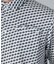 総柄プリント長袖ポロシャツ【Sunscreen NIR／吸汗速乾】