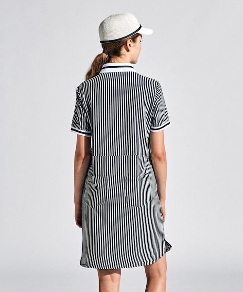 Munsingwear - coco 未使用品 マンシングウェア Munsing wear レディース ワンピース M マルチカラー 半袖 ストライプ coco 未使用品 マンシングウェア Munsing wear レディース