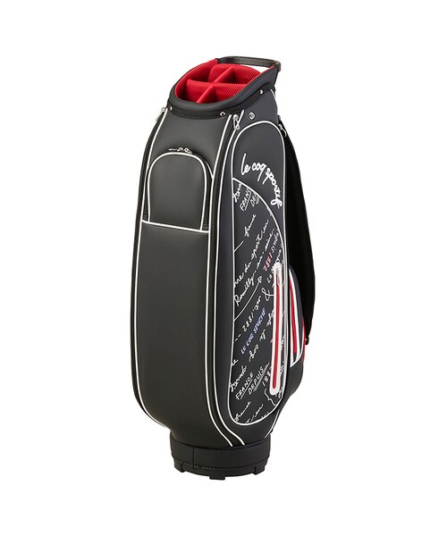 〇ブラックトリコデザイン キャディバッグ オリジナルネーム