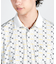 『SEASON COLLECTION』吸汗速乾ストレッチ総柄プリント長袖ポロシャツ