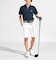 『SEASON』サンスクリーンハイゲージ鹿の子パッチワーク半袖ポロシャツ ※25FW戸籍変更