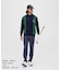 マンシングウェア MUNSINGWEAR 千鳥チェック柄ウエストストレッチパンツ