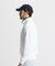 マンシングウェア MUNSINGWEAR 国旗ジャガードスタンドジップカットソー