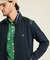 マンシングウェア MUNSINGWEAR 国旗ジャガードスタンドジップカットソー