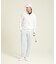 マンシングウェア MUNSINGWEAR 国旗ジャガードスタンドジップカットソー