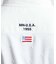 マンシングウェア MUNSINGWEAR 国旗ジャガードスタンドジップカットソー