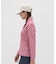 マンシングウェア MUNSINGWEAR ブロックチェック柄プリント長袖ポロシャツ