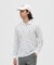 マンシングウェア MUNSINGWEAR ロゴ総柄プリント長袖ポロシャツ