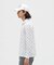 マンシングウェア MUNSINGWEAR ロゴ総柄プリント長袖ポロシャツ