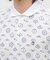 マンシングウェア MUNSINGWEAR ロゴ総柄プリント長袖ポロシャツ