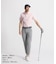 マンシングウェア MUNSINGWEAR ハウンドトゥース柄台衿付き半袖ポロシャツ