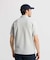 マンシングウェア MUNSINGWEAR ストレッチシアサッカーストライプ台襟付き半袖ポロシャツ