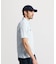 マンシングウェア MUNSINGWEAR ストレッチシアサッカーストライプ台襟付き半袖ポロシャツ