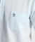 マンシングウェア MUNSINGWEAR ストレッチシアサッカーストライプ台襟付き半袖ポロシャツ